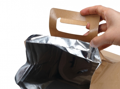 Heat preservation foil handle bag